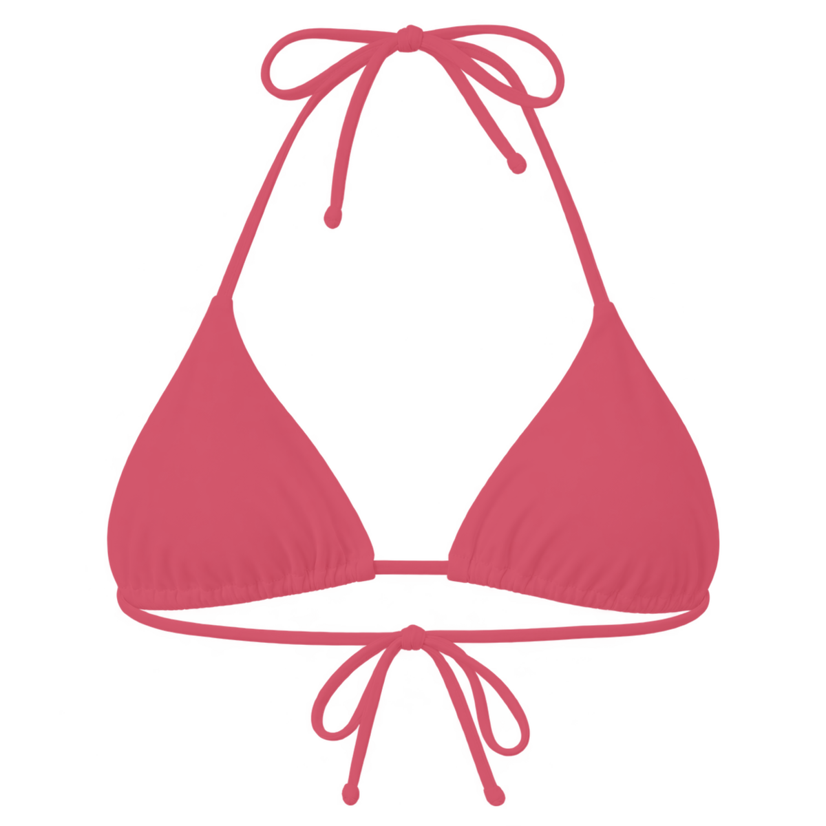 Triangel Top in Kirschrot